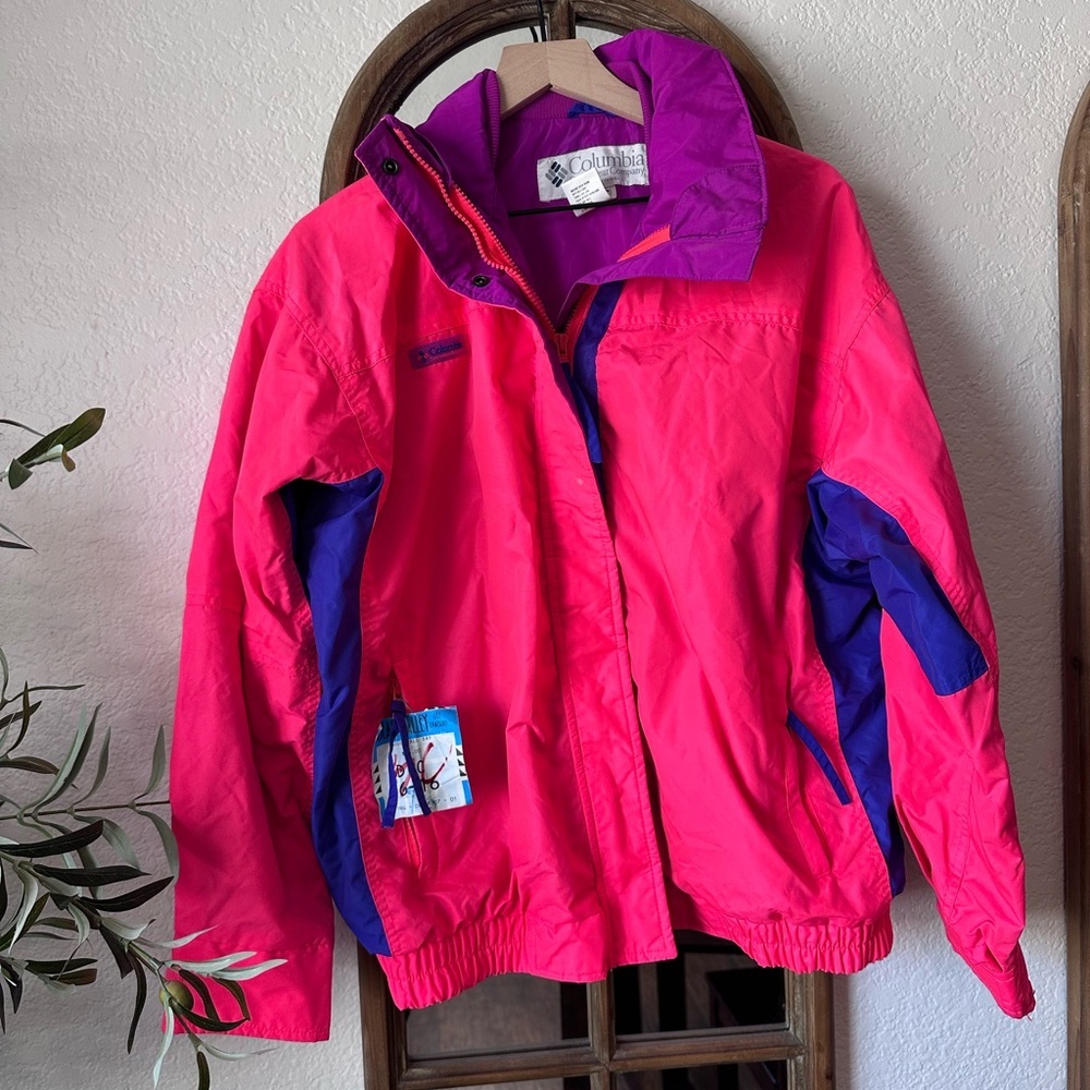 Columbia Pink and Purple Ski Jacket